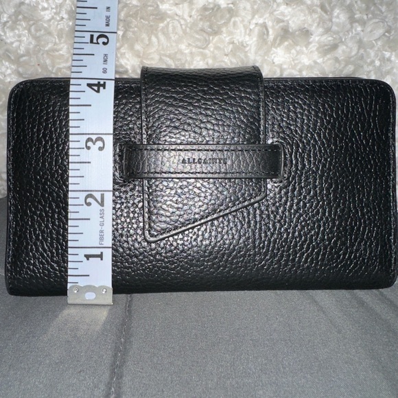 All Saint Stylish Black Pebbled Textured Wallet
with Removable Insert - Picture 7 of 13